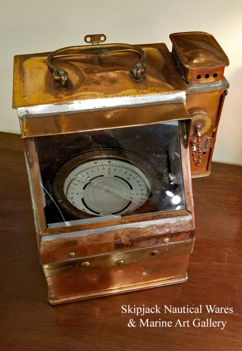 A WWII US Navy Boat Compass Binnacle