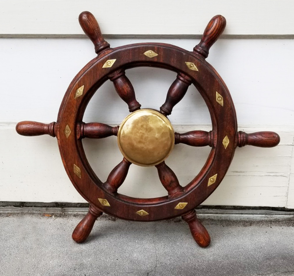 Exceptional Ships Wheel Boat Wheel 25 Diam Skipjack Nautical Wares