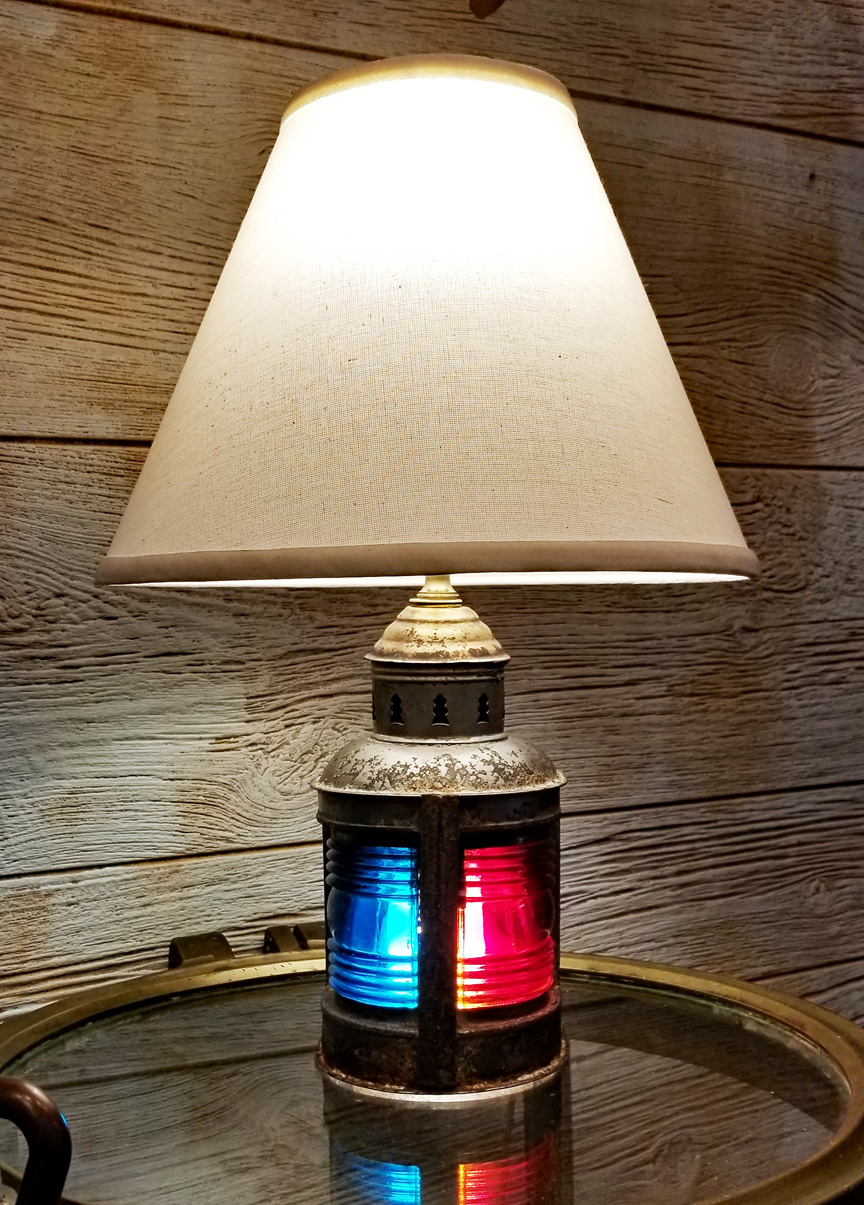 Perkins Perko Small Boat Bow Light Nautical Table Lamp Skipjack