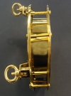 Brass Door Porthole With Adjustable Flange, side view