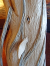 Breaching Whale Marine Wood Carving