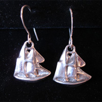 "Schooner" Sterling Silver Earrings