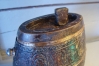 Antique Wood Canteen Flask- Folk Art
