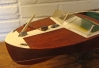 1960's Vintage Chris Craft Riviera Boat Model, view of the bow