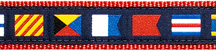 Signal Flags on red