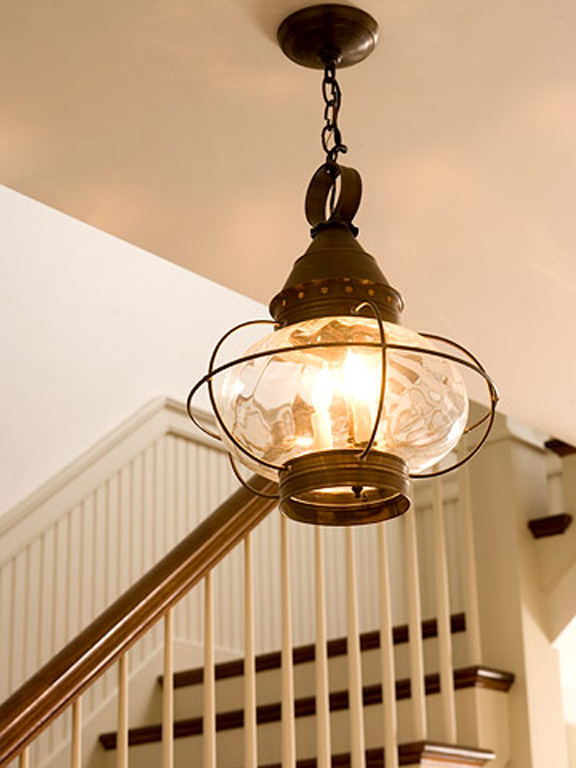 Similar onion lantern in Nantucket cottage via Better Homes & Garden