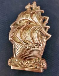 spanish galleon brass door knocker