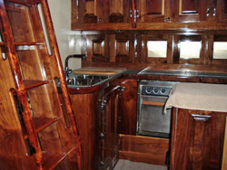 Galley inside the Spirit of Independence