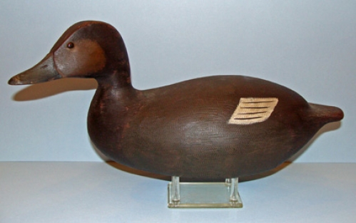 Delaware River style Redhead Hen Decoy by Gentry Childress