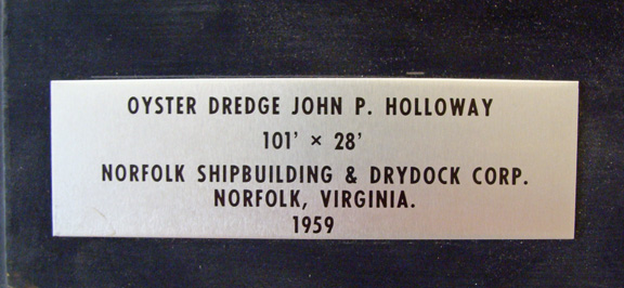 Shipbuilder's Half Model of an Oyster Dredge