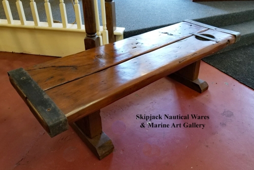Nautical & Antique Furniture: Skipjack Nautical Wares Liberty Ship Hatch Cover Coffee Table or Bench - Nautical & Antique Furniture: Skipjack Nautical Wares
