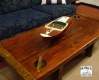 Nautical Coffee Table- Hatch Cover from WWII Liberty Ship Zane Grey, view of hatch top