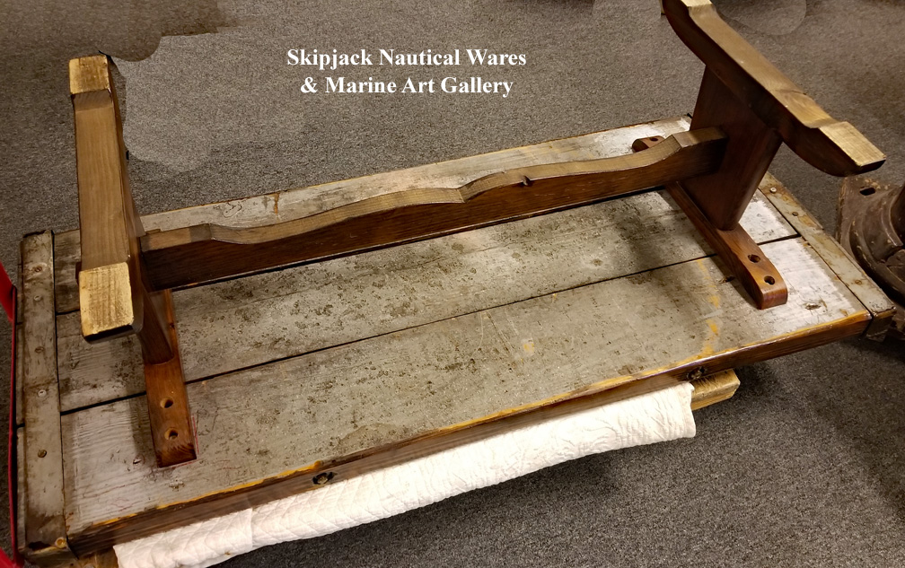 Wwii Us Navy Liberty Ship Hatch Cover Coffee Table Skipjack An Authentic Wwii Liberty Ship Hatch Cover Re Purposed Into A Nautical Coffee Table Features Thick Yellow Pine Board Top With Wide Metal Banded Ends In