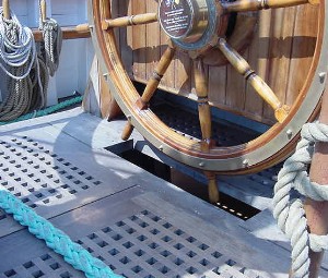 Custom Ship Grate Nautical Table