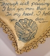 Sailor's Valentine- Sailor Art Wood Carving by J P Johnson, closeup