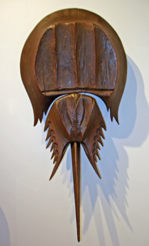 Horseshoe Crab Folk Art Carving By J P Johnson Length 35