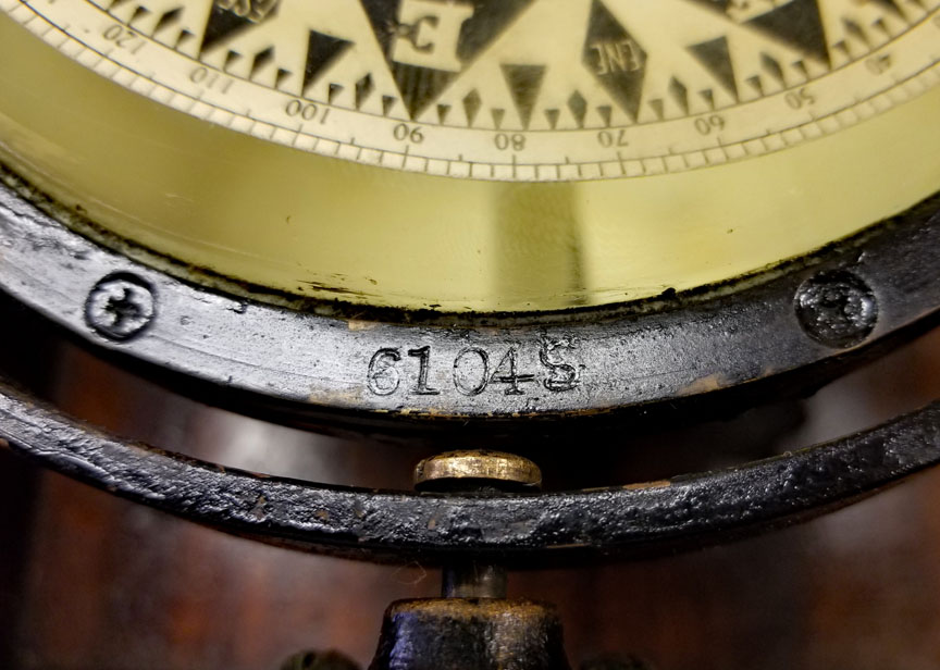 Kelvin White Boxed Spherical Compass Skipjack Nautical Wares