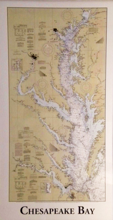 Chesapeake Bay Nautical Chart