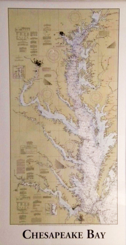 Chesapeake Nautical Chart