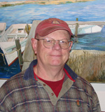 Marine artist Mike Goodwin