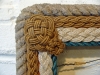Vintage Nautical Rope Work Art Frame, corners