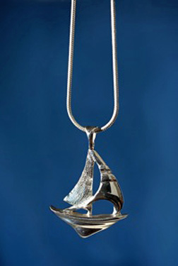"Sloop" Sterling Silver Pendant
