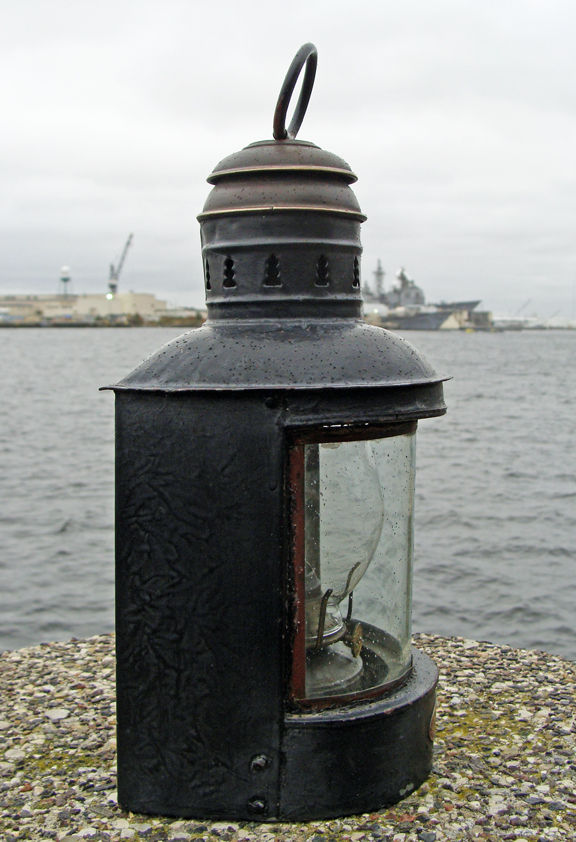 Boat Stern Light Jacobsen, Detroit Michigan - nautical lantern