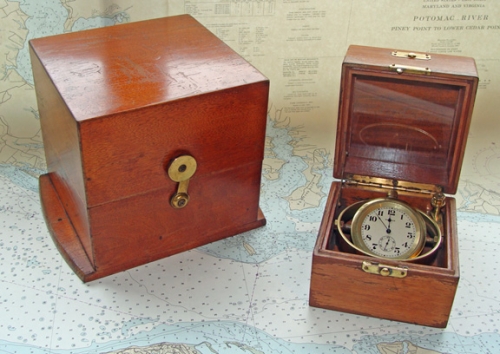 Waltham Boxed Chronometer with Appleton Tracy Movement, late 19th c.