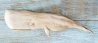 Large  &quot;Folky White Whale&quot; folk art carving by J P Johnson-- length 42&quot;