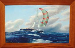 "Wind Whisperer" by New Zealand artist Jim Bolland, giclee on canvas