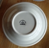 U.S. Navy wardroom china bowl -- bottom