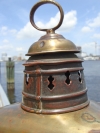 Rare American Combination Small Vessel Running Light, Wm. Porter's Sons, New York, chimney