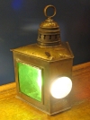 Rare American Combination Small Vessel Running Light, Wm. Porter's Sons, New York, lighted