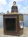 Rare American Combination Small Vessel Running Light, Wm. Porter's Sons, New York, starboard view