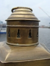 Early 20th Century Brass Port and Starboard Small Boat Running Light chimney