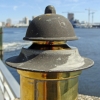 Antique Brass Binnacle or Telegraph Lamp burner