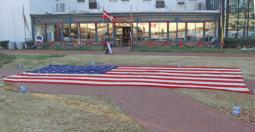 Spectacular Battleship Size 48-Star American Flag (WW2 era)
