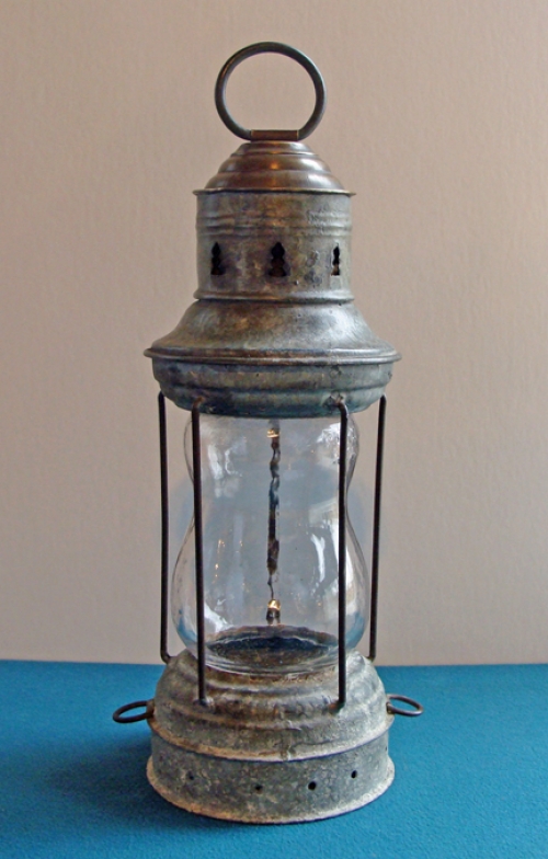 Rare Anchor Lantern by Persky & Co, New York, c. 1900
