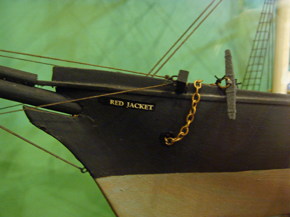 Cased Model of the Clipper Ship Red Jacket