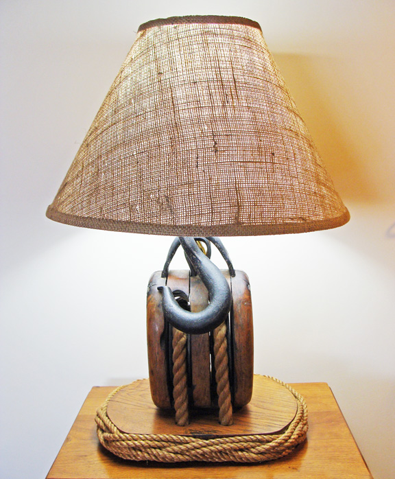 Antique Nautical Port Light Table Lamp: Skipjack Nautical Wares