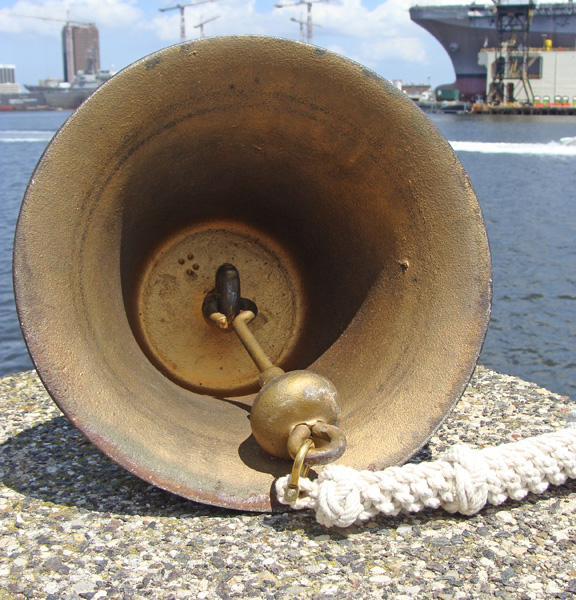 US Navy Anchor or Foredeck Bell with Two Mounting Options