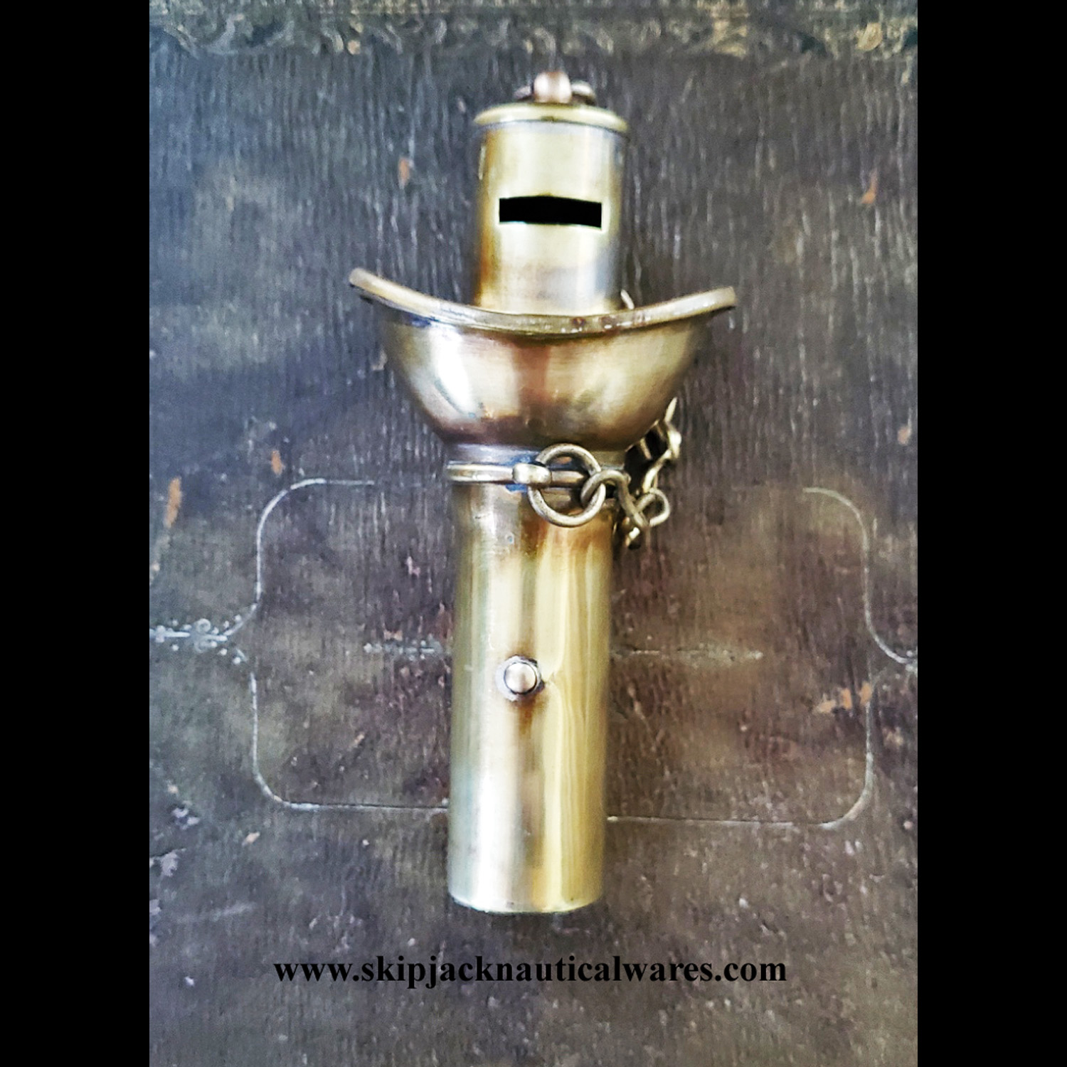WWII Era Naval Voice Tube Whistle Skipjack Nautical Wares