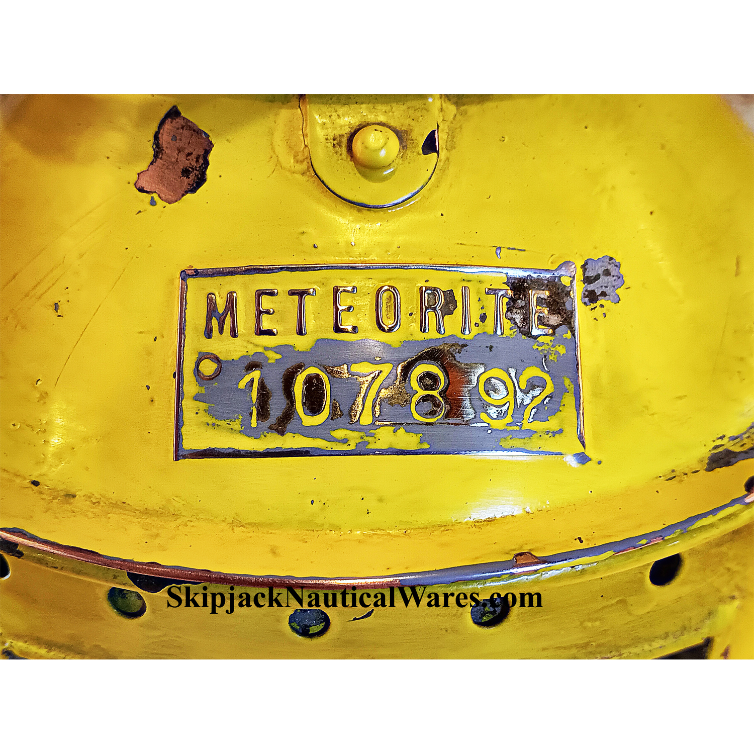 Meteorite Painted Copper and Brass Shuttered Ship's Signal Lamp