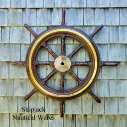 Authentic Ship's Wheel,  John Hastie & Co., Ltd. Greenock Scotland