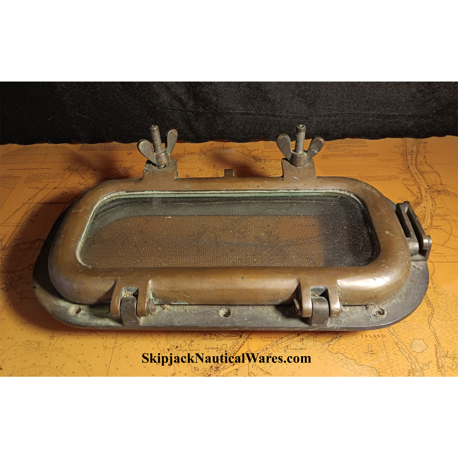 Brass Horizontal Boat Yacht Portlight Porthole: Skipjack Nautical Wares