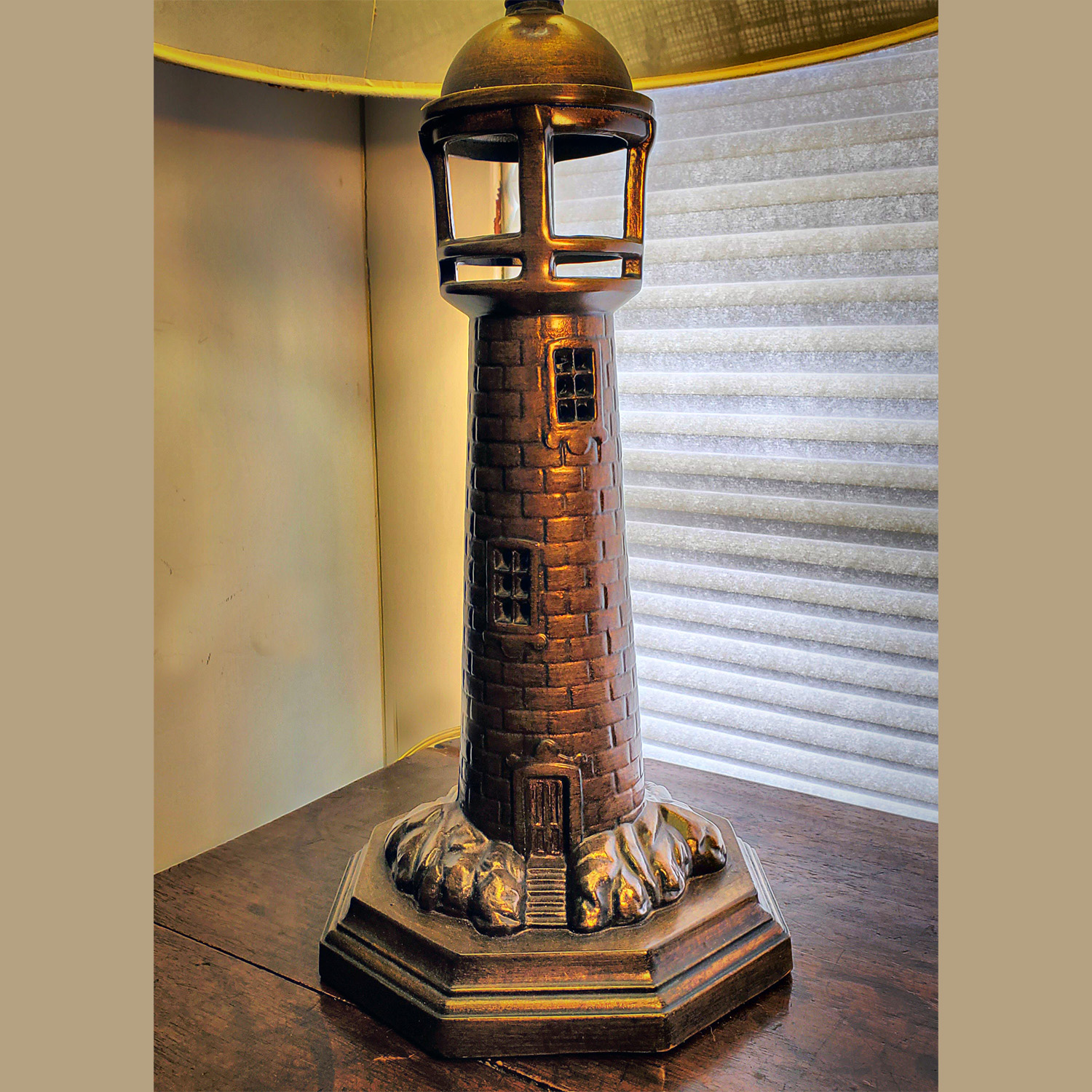 Brass lighthouse sale lamp