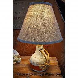 Authentic Maine Lobster Buoy Marker Table Lamp