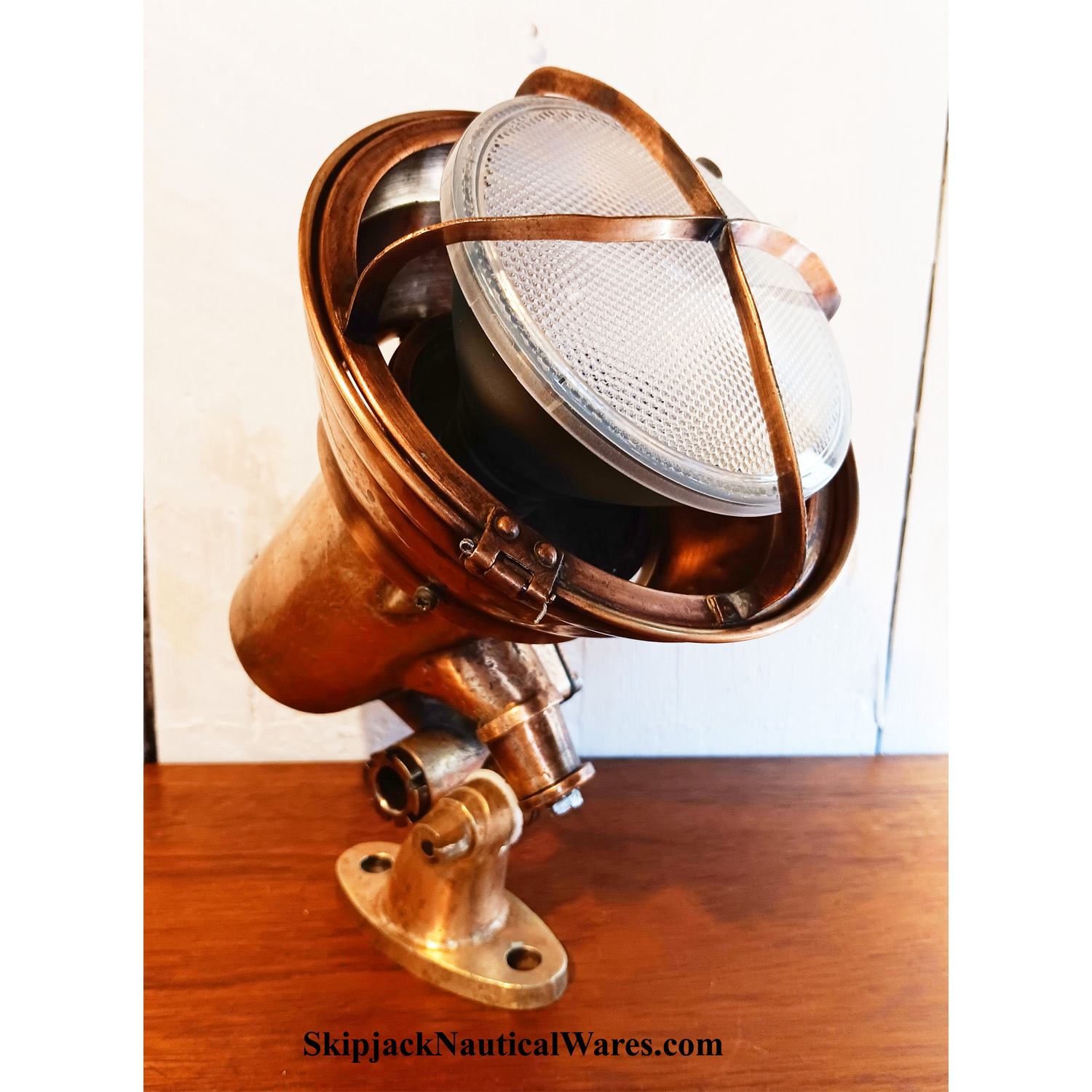 Authentic Brass Copper Marine Spotlight
