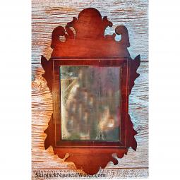 American Federal Mahogany Looking Glass, Mirror