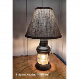 Nautical Table Lamp- Perko All Brass Anchor Lantern